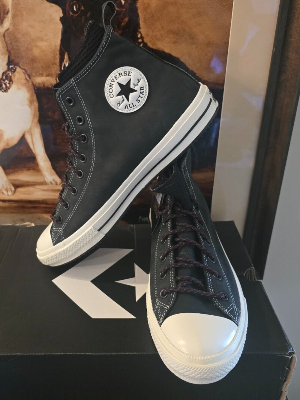 Converse CHUCK TAYLOR ALL STAR WATERPROOF NUBUCK BOOT 166607C Men's Sz 12 US NEW